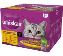 WHISKAS Poultry Feast - wet cat food - 24x85 g