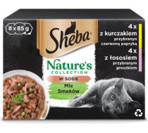 SHEBA Nature's Collection Mix - wet cat food - 8x85g