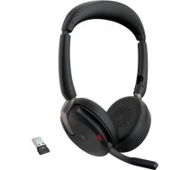 Jabra Evolve2 65 Flex Duo, Headset (black, Stereo, Microsoft Teams, USB-A, Link380a) 26699-999-999