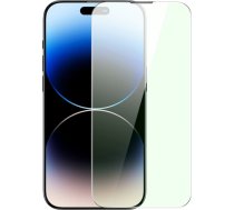 BASEUS ANTI BLUE LIGHT 0.3MM GLASS APPLE IPHONE 14 PRO MAX WITH DUST FILTER + MOUNTING FRAME BSU4365