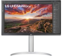 LG 27UP85NP-W Monitor 27'' (68.6cm) IPS, 4K 3840x2160, 5ms, 400cd/m2, 60Hz, White 27UP85NP-W.AEU