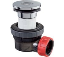 Wirquin izlietnes/mēbeļu sifons Nano 6.7 ar izplūdi Quick Clac, 1¼ x 32 mm, bez noteces, ar pretsmakas vārst 30721244/30723976