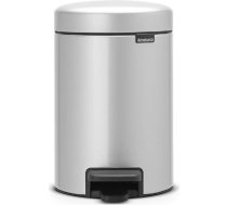 Brabantia atkritumu tvertne ar pedāli NewIcon, 3l, metallic grey 22113260