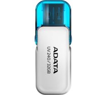 A-data MEMORY DRIVE FLASH USB2 64GB/WHITE AUV240-64G-RWH ADATA AUV240-64G-RWH