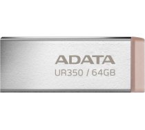 A-data MEMORY DRIVE FLASH USB3.2 64GB/BROWN UR350-64G-RSR/BG ADATA UR350-64G-RSR/BG