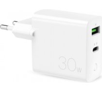 LĀDĒTĀJS Puro Mini Fast Travel Charger 1x USB-A 1x USB-C 3 A (PUR522WHT) PUR522WHT