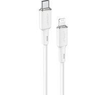 Acefast kabelis MFI USB Type C - Lightning 1,2 m, 30 W, 3A, balts (C2-01 white) C2-01-C-L WHITE