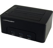 DOKSTACIJA LC-Power 2.5"/3.5" SATA - USB 3.2 Gen 1 (LC-DOCK-U3-HUB) LC-DOCK-U3-HUB