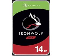 Seagate IronWolf HDD NAS 14TB 3.5" 7200RPM SATA3 256MB 6Gb/s Iekšējais cietais disks ST14000VN0008