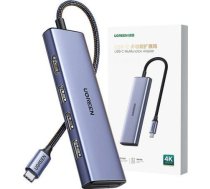 HUB UGREEN CM511 USB-C do HDMI, 3x USB-A 3.0, SD/TF 20956A
