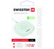 Swissten 10W Bezvadu lādētājs ar USB-C 1.5m kabeli SW-W-10W-WH
