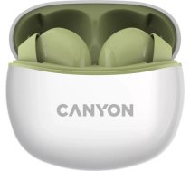 Bezvadu austiņas CANYON TWS-5, Green 5291485009144