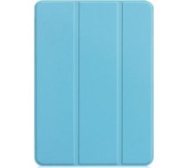 iLike Galaxy Tab A8 10.1 T510 / T515 Tri-Fold Eco-Leather Stand Case Sky Blue ILK-TRC-S2-SB