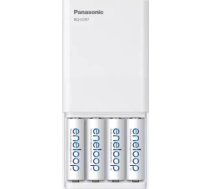 Panasonic Eneloop Smartplus USB Batterijas Lādētājs + 4x AA 2000 mAh K-KJ87MCD40USB