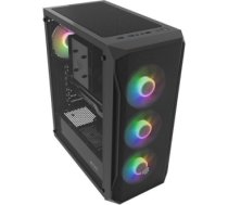 Natec FURY SHOBO SH4F RGB MIDI TOWER WITH WINDOW BLACK NFO-2154