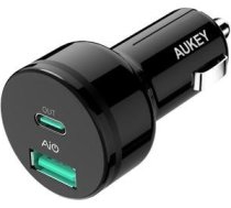 AUKEY CC-Y7 mobile device charger Universal Black Cigar lighter Indoor CC-Y7