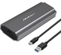 Qoltec 52271 Enclosure NV2271 for drive M.2 SSD | SATA | NVMe | USB-C | 2TB 52271
