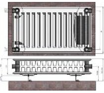 Radiators 22x400x400 sānu piesl. Termolux 9024004