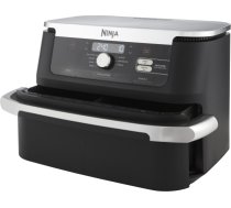 Ninja AF500EU fryer Double 10.4 L Stand-alone 2470 W Hot air fryer Black, Stainless steel AF500EU