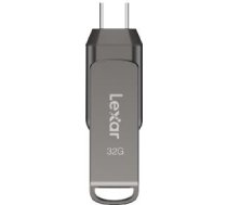 MEMORY DRIVE FLASH USB3.1 32GB D400 LJDD400032G-BNQNG LEXAR LJDD400032G-BNQNG