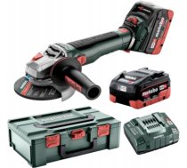 Leņķa slīpmašīna Metabo WVB 18 LT BL 11-125 Quick; 18 V; 2x5,5 Ah akum. 613057660