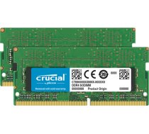 Crucial SODIMM, DDR4, 32 GB, 2400 MHz, CL17 (CT2K16G4SFD824A) CT2K16G4SFD824A