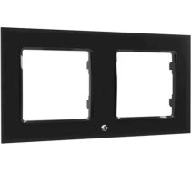 Switch frame double Shelly (black) FRAME2BLACK
