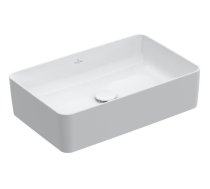 Villeroy & Boch izlietne Collaro, 560x360 mm, slīpēta apakša, bez pārplūdes, balta TitanCeram 4A205601