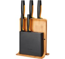 5 nažu komplekts ar bambusa statīvu Fiskars Functional Form 1057552