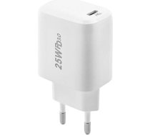 Fast charger Foneng EU40, USB-C, 25W (white) EU40 SINGLE