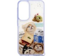 iLike Samsung Galaxy A55 EPOXY CARTOON COVER White Blue ILISAMA55ECCWB