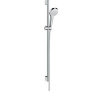 Hansgrohe Rokas dušas komplekts Croma Select S Vario, 900 mm, EcoSmart 9 l/min, balts/hroms HG26573400