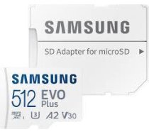 MEMORY MICRO SDXC EVO+ 512GB/V30 W/A MB-MC512SA/EU SAMSUNG MB-MC512SA/EU