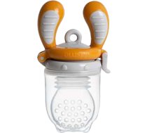 Kidsme Food Feeder bērna ēdināšanas ierīce cietiem produktiem (vidējs), Amber, no 4 mēn. - 160350AM 160350AM