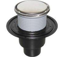 Hl Hutterer & Lechner Gmbh Traps DN50/75/110 vertikāls ar Primus sifonu, apaļa reste HL310NPRR