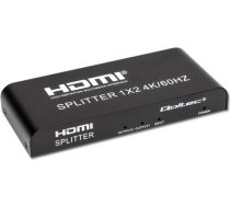 Qoltec 51797 Active HDMI Splitter 2 x HDMI 4K x 2K | 6Gb/s | 60Hz 51797