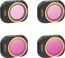 4 Lens Filters ND8, 16, 32, 64 Sunnylife for DJI MINI 4 PRO N4P-FI727