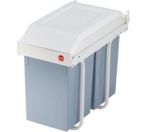Hailo Atkritumu tvertne iebūvējamā Multi-Box duo L / 2x14L / balta 033659001