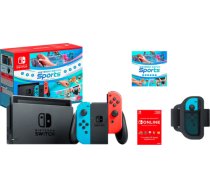 Nintendo Switch Sports Set, game console (neon red/neon blue, incl. Switch Sports & leg strap) 10012360