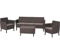 Keter Dārza mēbeļu komplekts Salemo 3 Seater Set brūns 29205990599