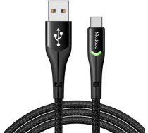 USB to USB-C Mcdodo Magnificence CA-7960 LED cable, 1m (black) CA-7960