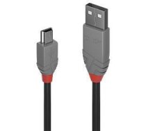 CABLE USB2 A TO MINI-B 1M/ANTHRA 36722 LINDY 36722