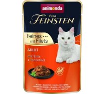 ANIMONDA vom Feinsten Duck, turkey fillet - wet cat food - 85 g