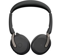 Jabra Evolve2 65 Flex Duo WLC, with charging pad, headset (black, stereo, UC, USB-A, Link380a) 26699-989-989