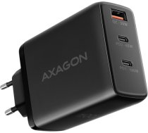 AXAGON ACU-DPQ100 GaN Wall charger, 3x port (USB + dual USB-C), PD3.0/QC4+/PPS/Apple, 100W, black ACU-DPQ100