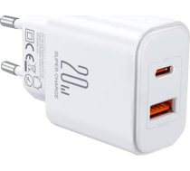 Charger Flash Joyroom JR-TCF05, (EU) 20W A+C (white) JR-TCF05 WHITE