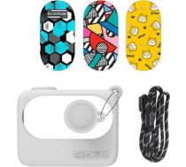 Protective Case Sunnylife foProtective Case Sunnylife for Insta360 GO 3 White with stickersr Insta360 GO 3 Black with stickers IST-BHT595-W