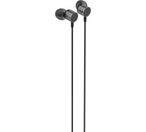 LDNIO HP04 wired earbuds, 3.5mm jack (black) HP04
