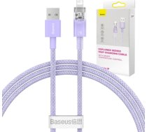 Fast Charging cable Baseus USB-A to Lightning Explorer Series 1m 2.4A (purple) CATS010005