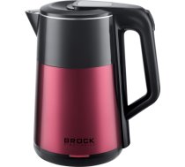 Brock Dubultsienu tējkanna, 1,8L, 1500W. Tējkanna ar 360° pamatni. WK 5520 RD